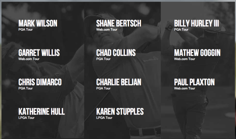 Sunice's list of Tour players