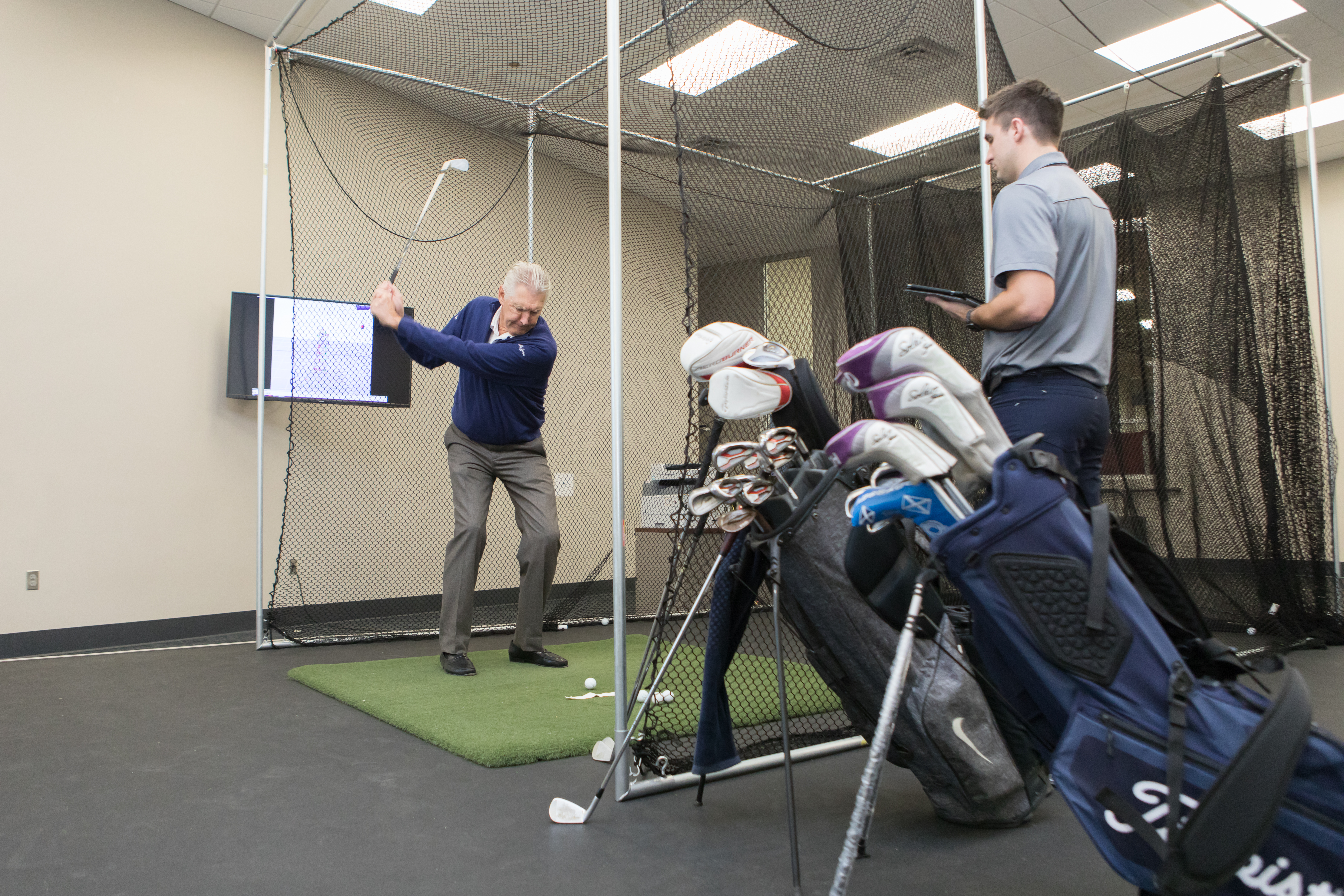 2-time U.S. Open champion Andy North at the Sanford Sports Science Institute