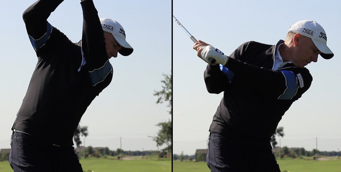 golf backswing