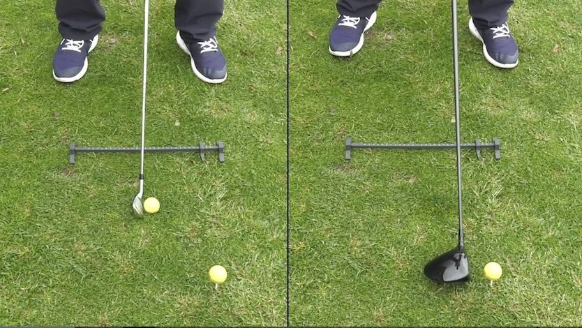 driver versus iron golf swing