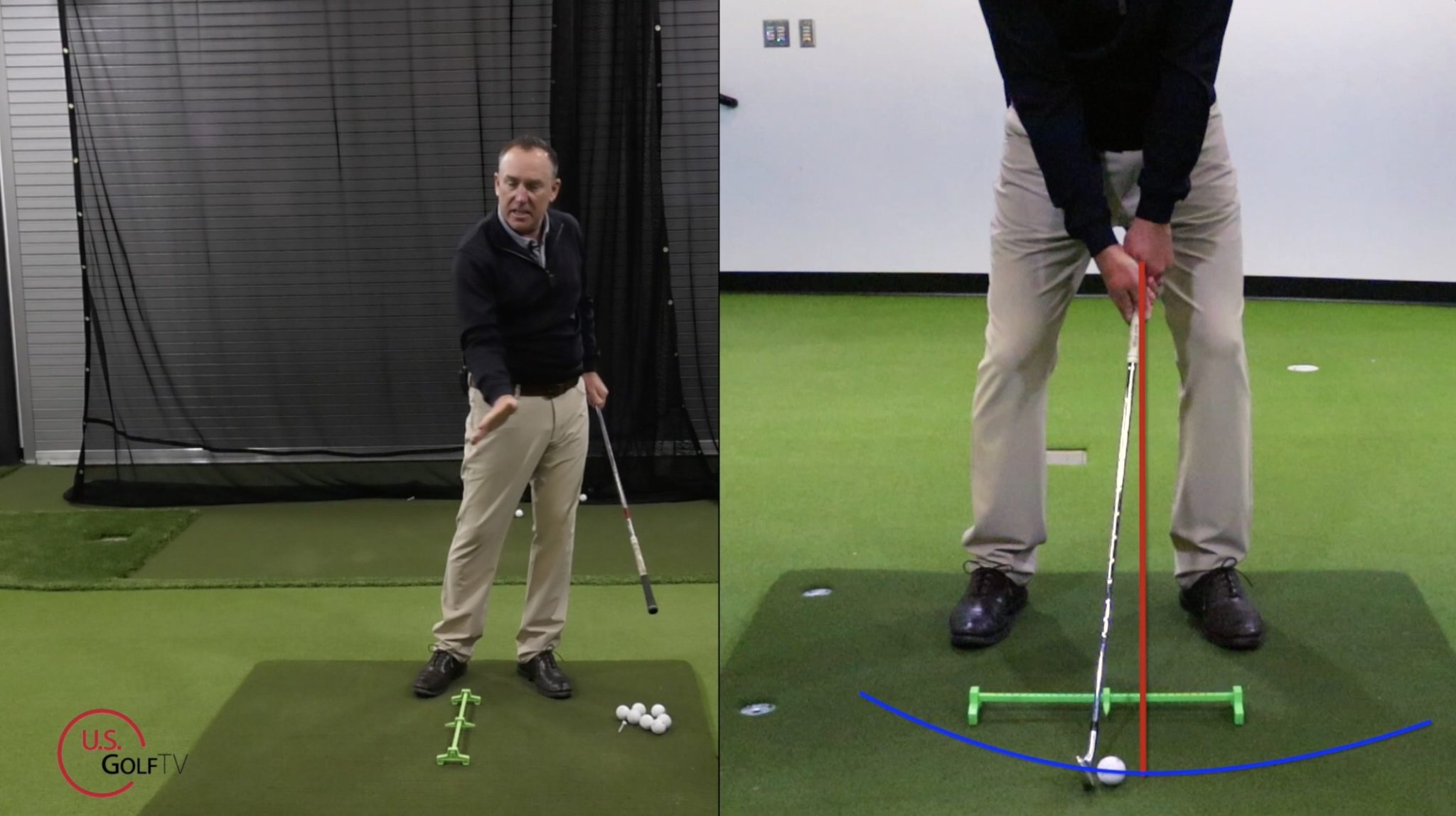 How to Hit the Ball then the Turf with Irons USGolfTV