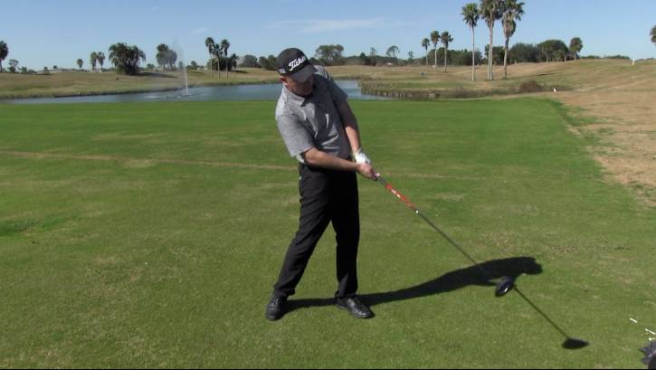 By pulling the handle up and back at impact, you can create that kick in the swing to increase club head speed