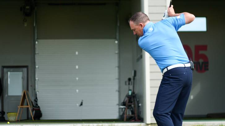 Elbow separation causes the arms to chicken wing in the golf backswing, which can lead to many problems